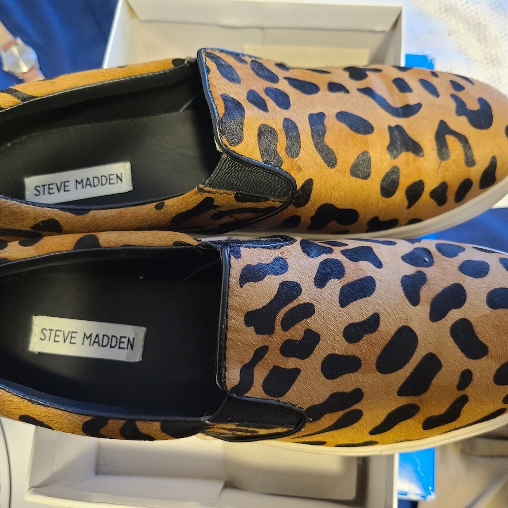 Steve Madden Eccentric Leopard slip on